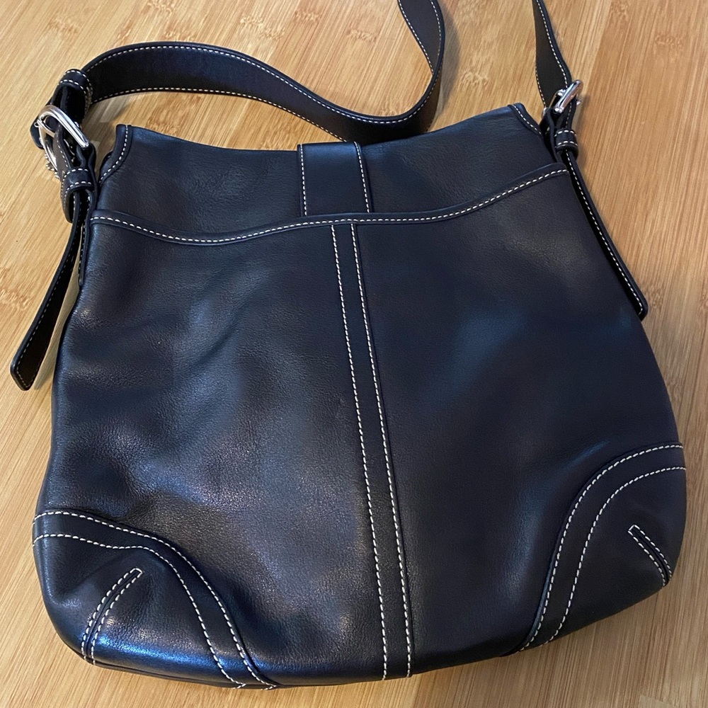 Vintage Coach Soho Buckle Flap Leather Shoulder & Crossbody Bag Style No. 9480 - Picture 10 of 16
